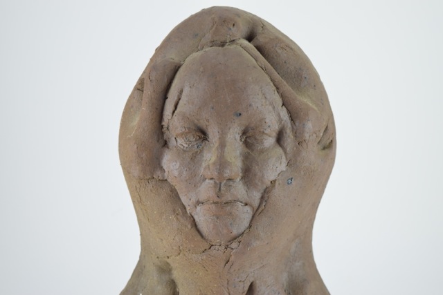 Original Tuska Clay Bust Sculpture