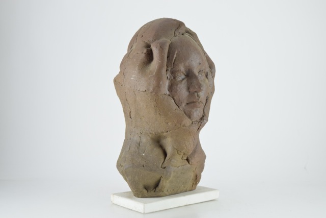 Original Tuska Clay Bust Sculpture