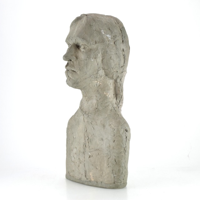 Original Tuska Clay Bust Sculpture