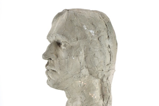 Original Tuska Clay Bust Sculpture