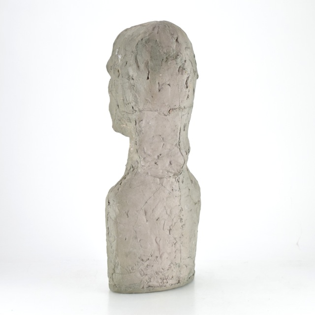Original Tuska Clay Bust Sculpture