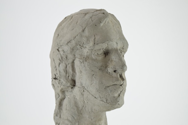 Original Tuska Clay Bust Sculpture