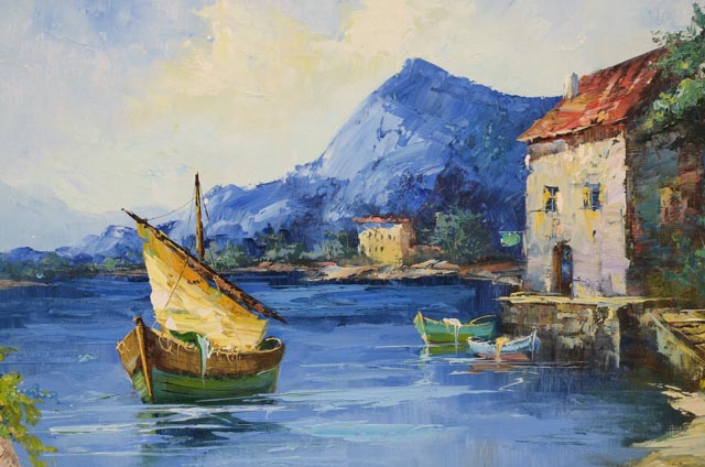 Giovanni Camprio Original Oil Painting on Canvas