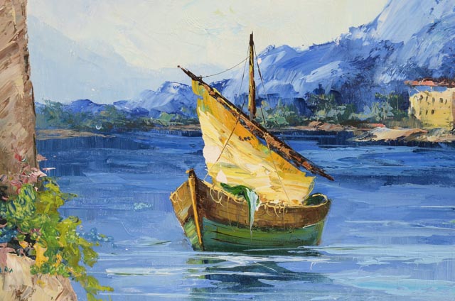 Giovanni Camprio Original Oil Painting on Canvas