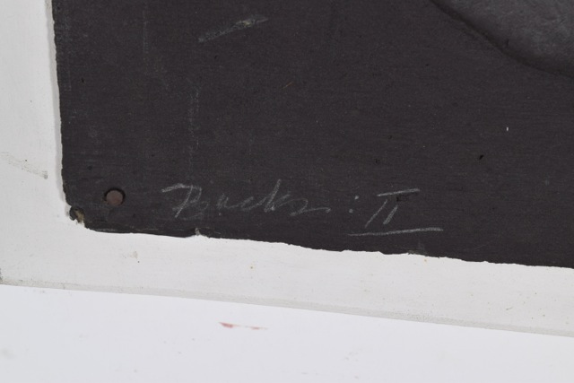 Tuska Cast Paper Bas-Relief Sculpture "Backs II"