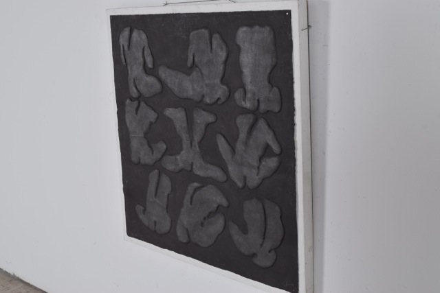 Tuska Cast Paper Bas-Relief Sculpture "Backs II"