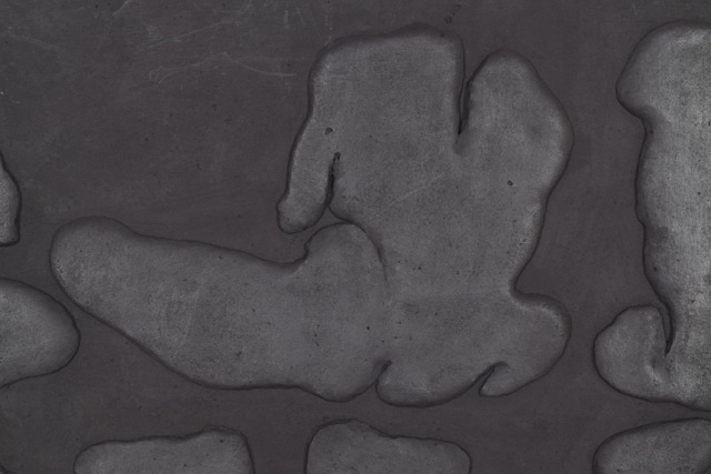 Tuska Cast Paper Bas-Relief Sculpture "Backs II"