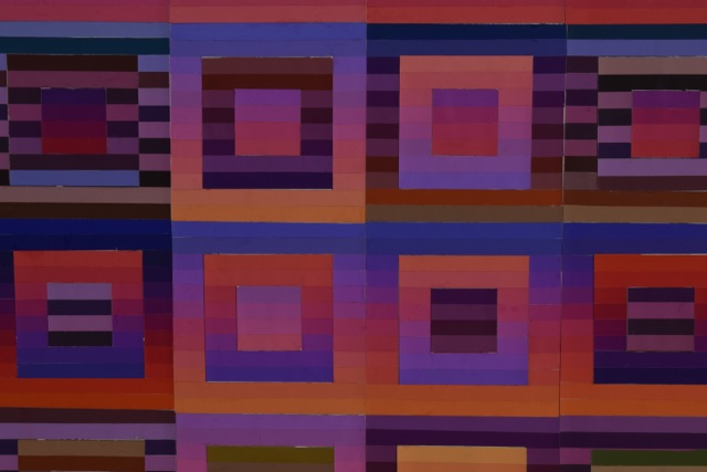 Tuska Original Cut Paper Art "Quilt Study Number 2"