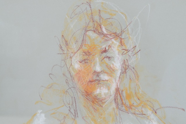 Original Tuska Pastel Drawing