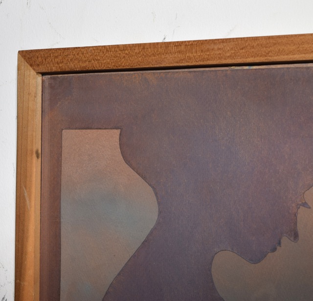 Original Tuska Multimedia "Silhouette III" Framed Art