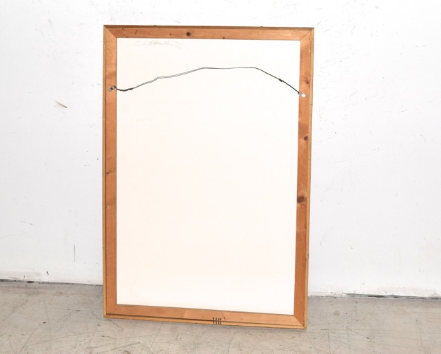 Original Tuska Multimedia "Silhouette III" Framed Art