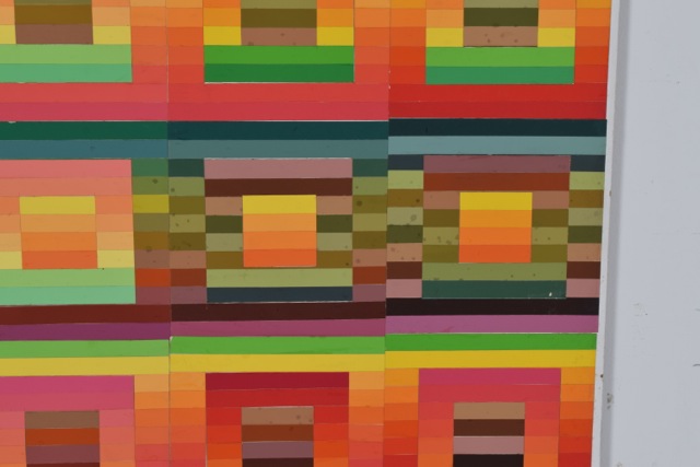 Tuska Original Cut Paper Art "Quilt Study Number 7"