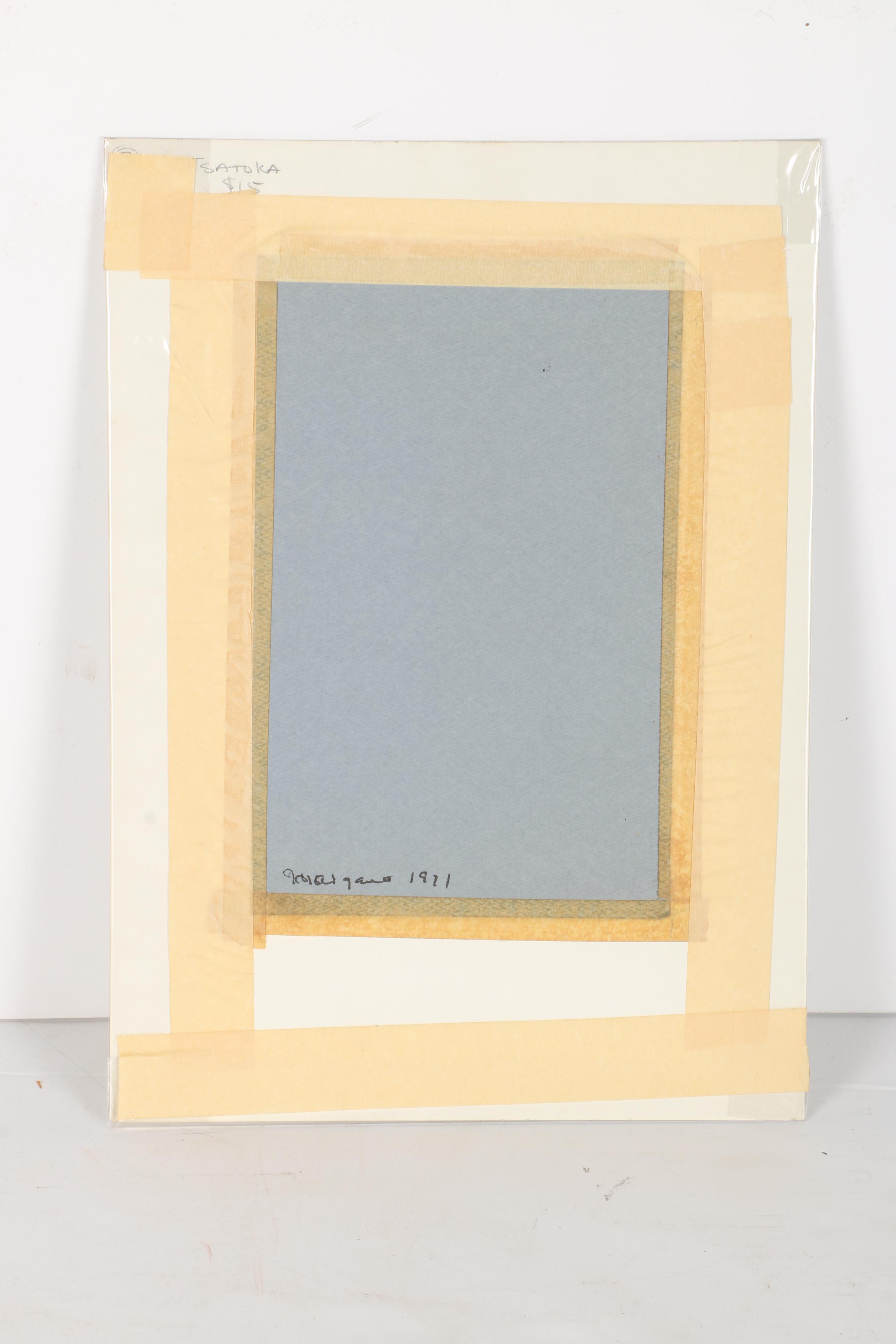 Lee Tsatoke Native American Gouache Painting on Heavyweight Paper