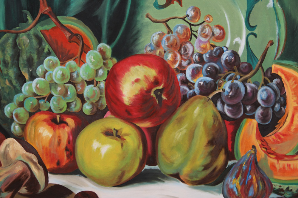 Still Life Acrylic Painting on Canvas