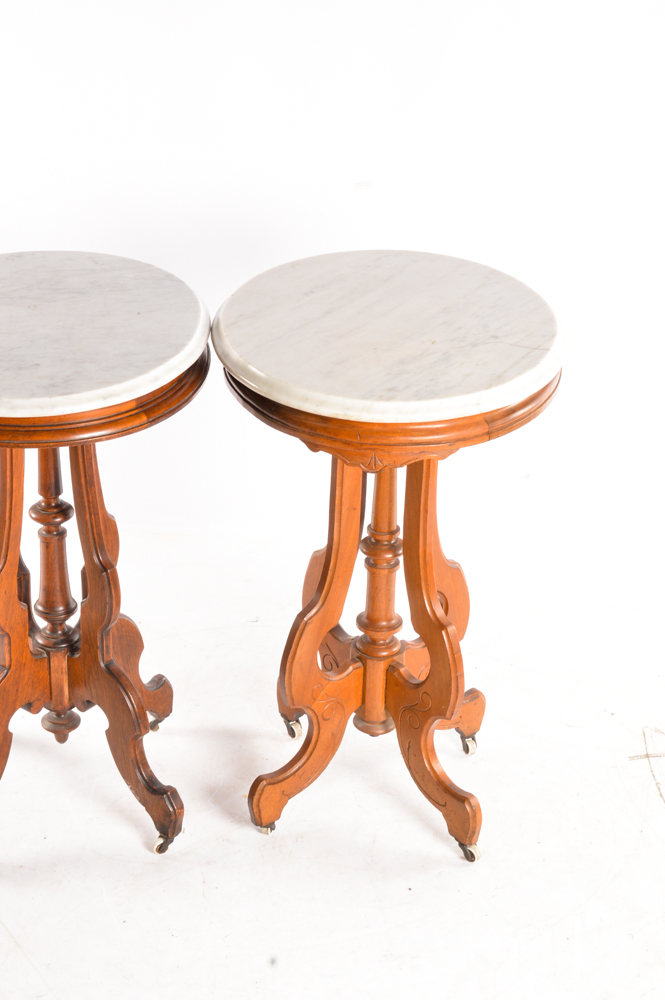 Victorian Marble Top Tables