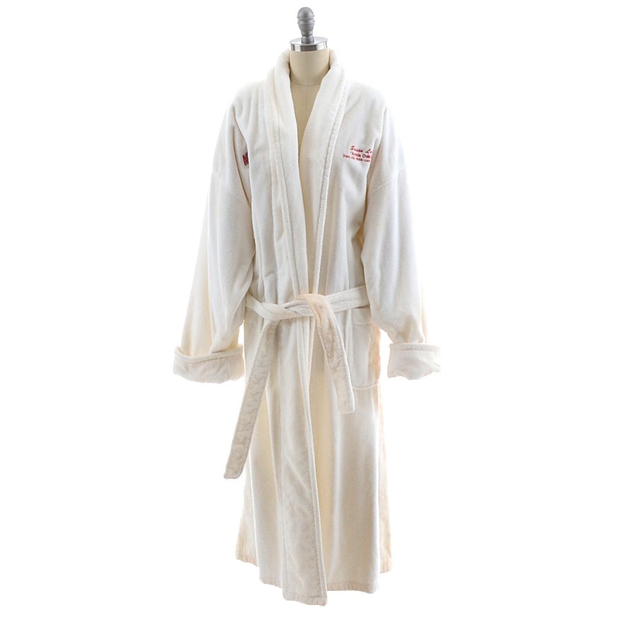 Susan's Terry Cloth Robe from "Annie Get Your Gun" Embroidered "Susan Lucci, Annie Oakley, Dec.23, 1999 - Jan.16, 2000"