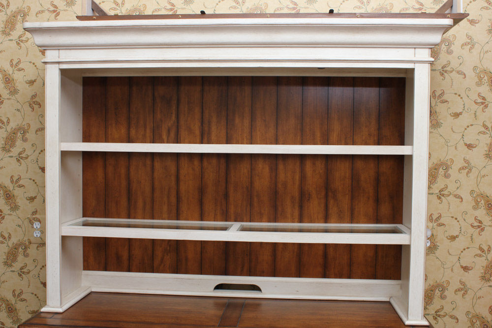 Havertys Southport Lighted Kitchen Hutch