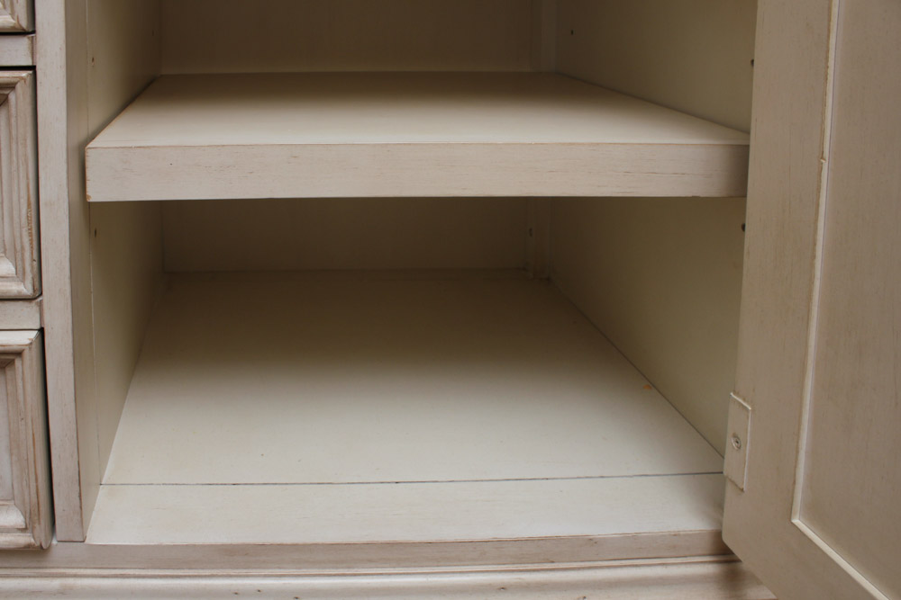 Havertys Southport Lighted Kitchen Hutch