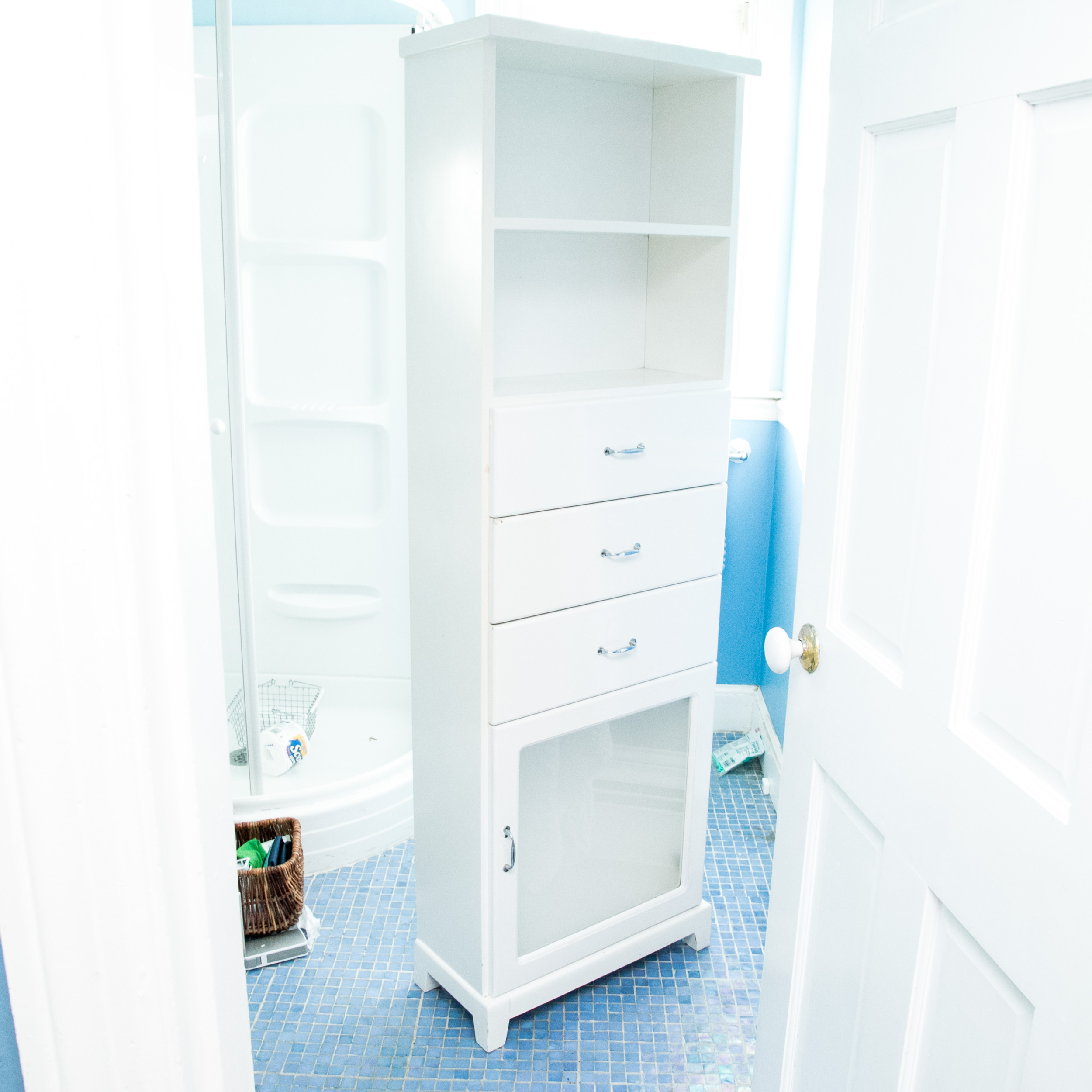 White Bathroom Cabinet