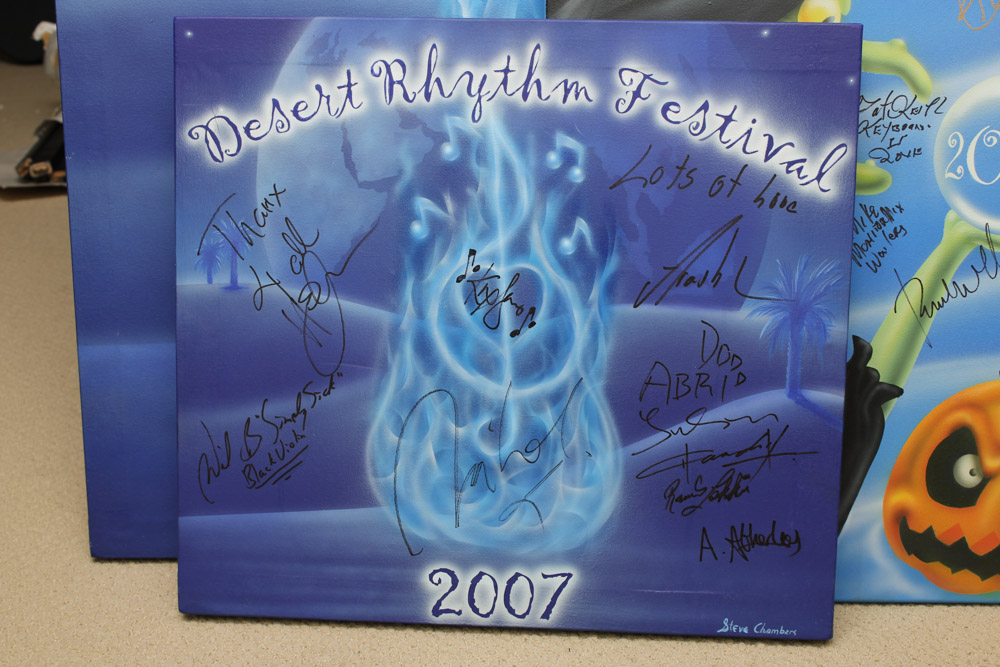 Signed Dessert Rhythm Festival Poster Collection