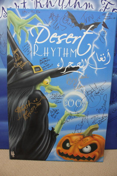 Signed Dessert Rhythm Festival Poster Collection