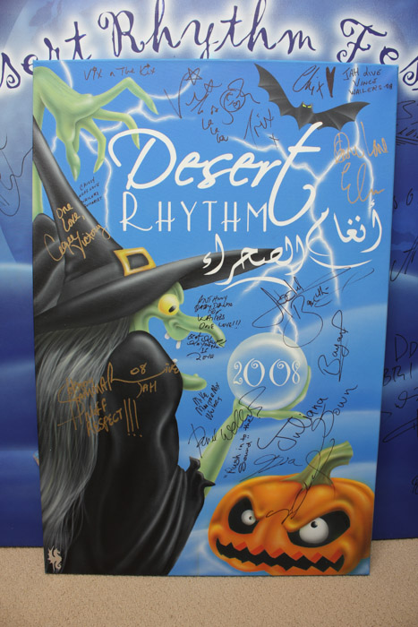Signed Dessert Rhythm Festival Poster Collection