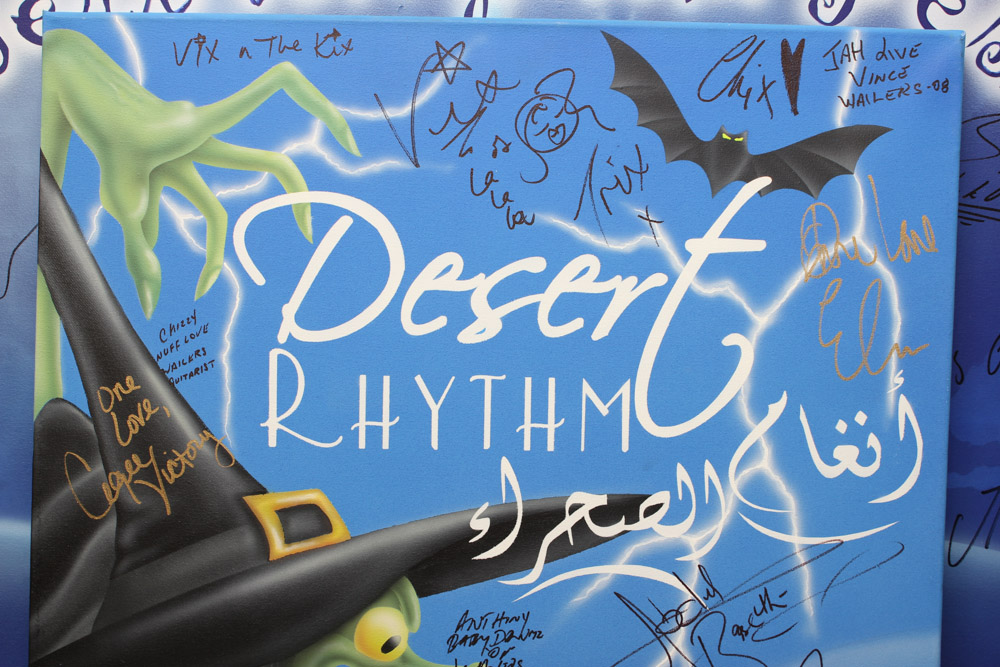 Signed Dessert Rhythm Festival Poster Collection