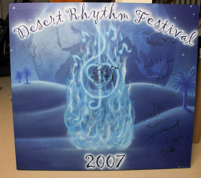 Signed Dessert Rhythm Festival Poster Collection