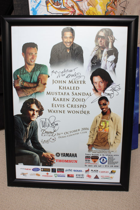 Signed Dessert Rhythm Festival Poster Collection