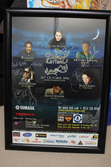 Signed Dessert Rhythm Festival Poster Collection