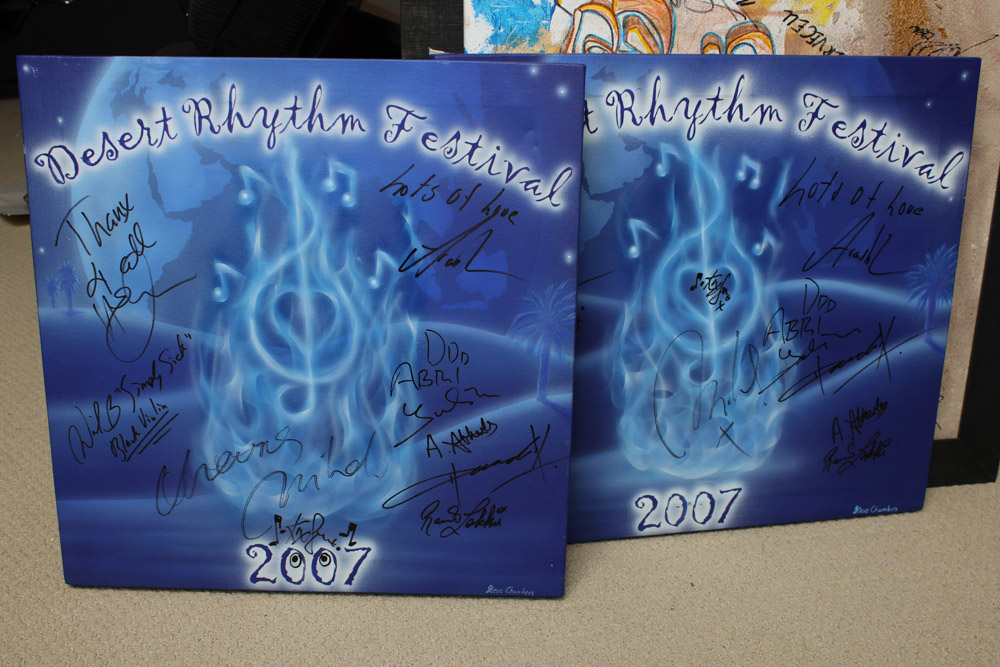 Signed Dessert Rhythm Festival Poster Collection