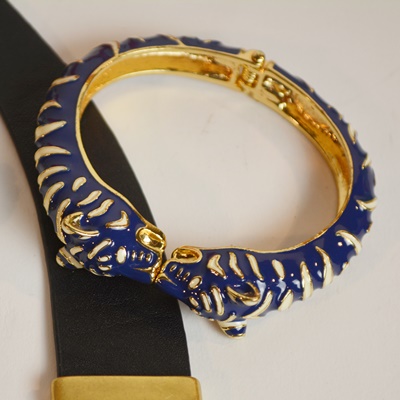 Stella & Dot Faux Lapis Lazuli Statement Necklace, Bracelet, and Ring