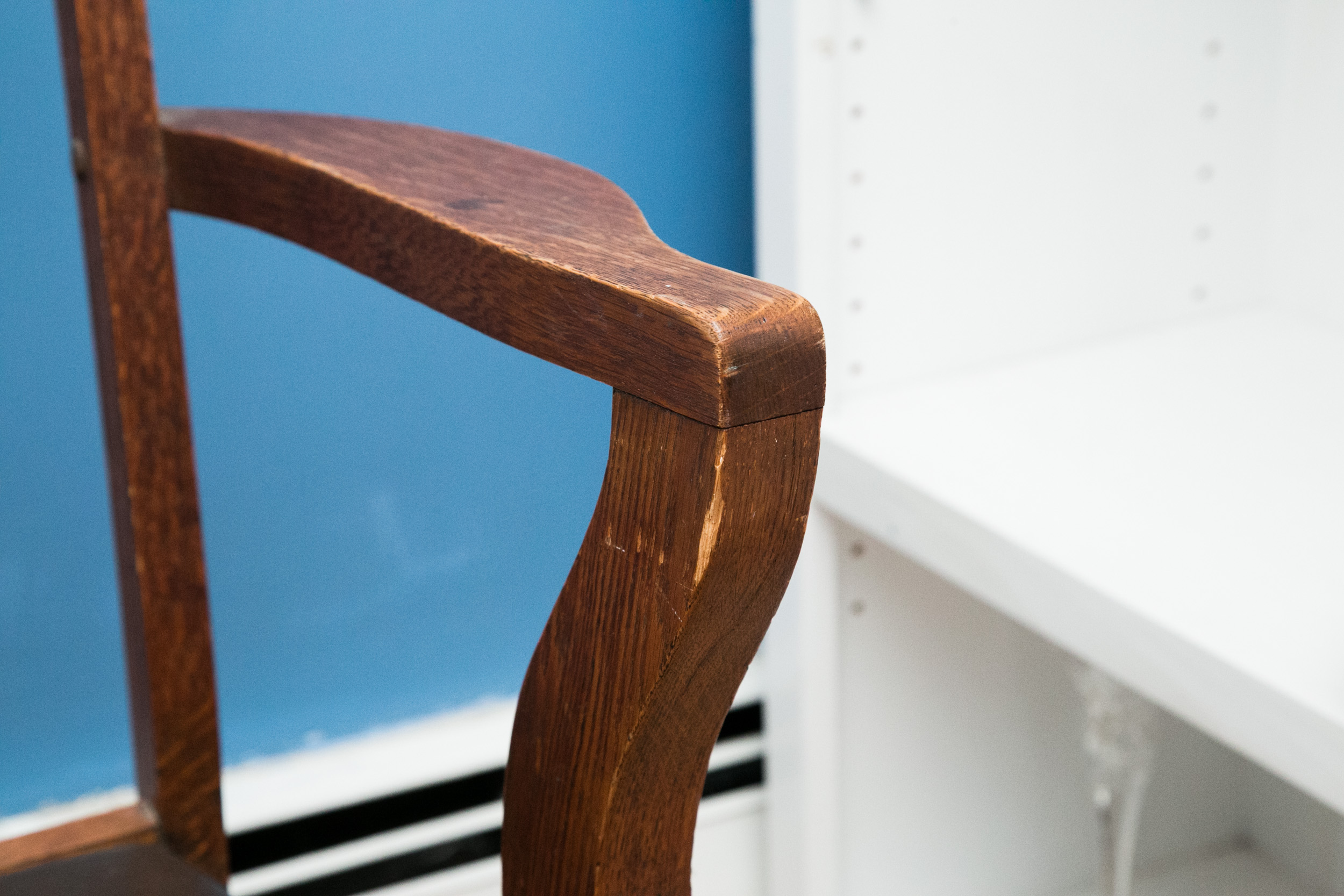 Antique Oak Armchair