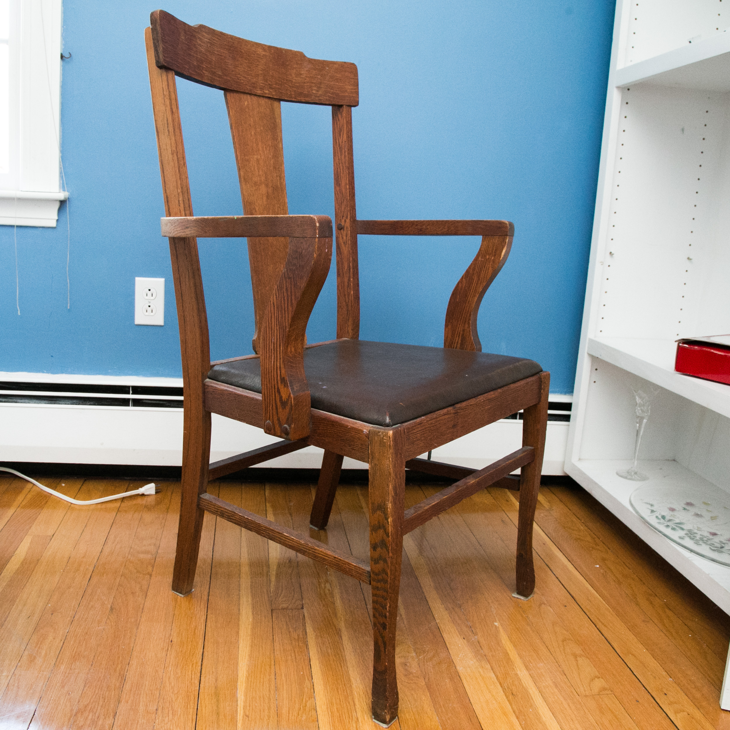 Antique Oak Armchair