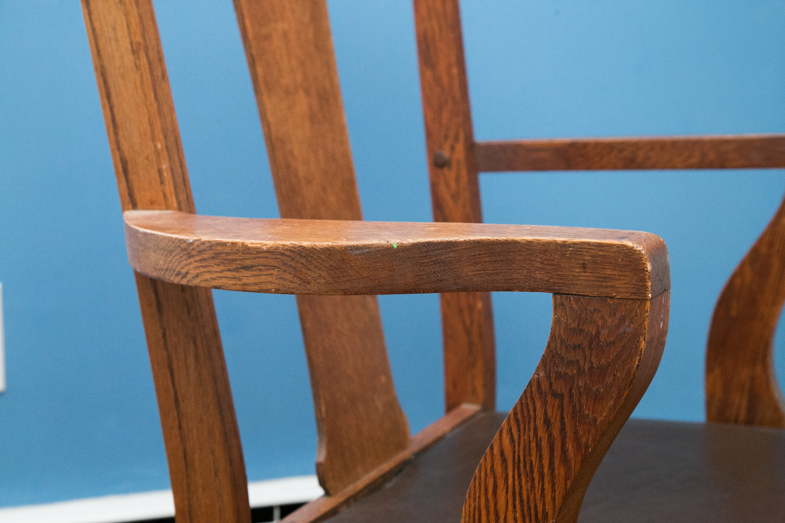 Antique Oak Armchair
