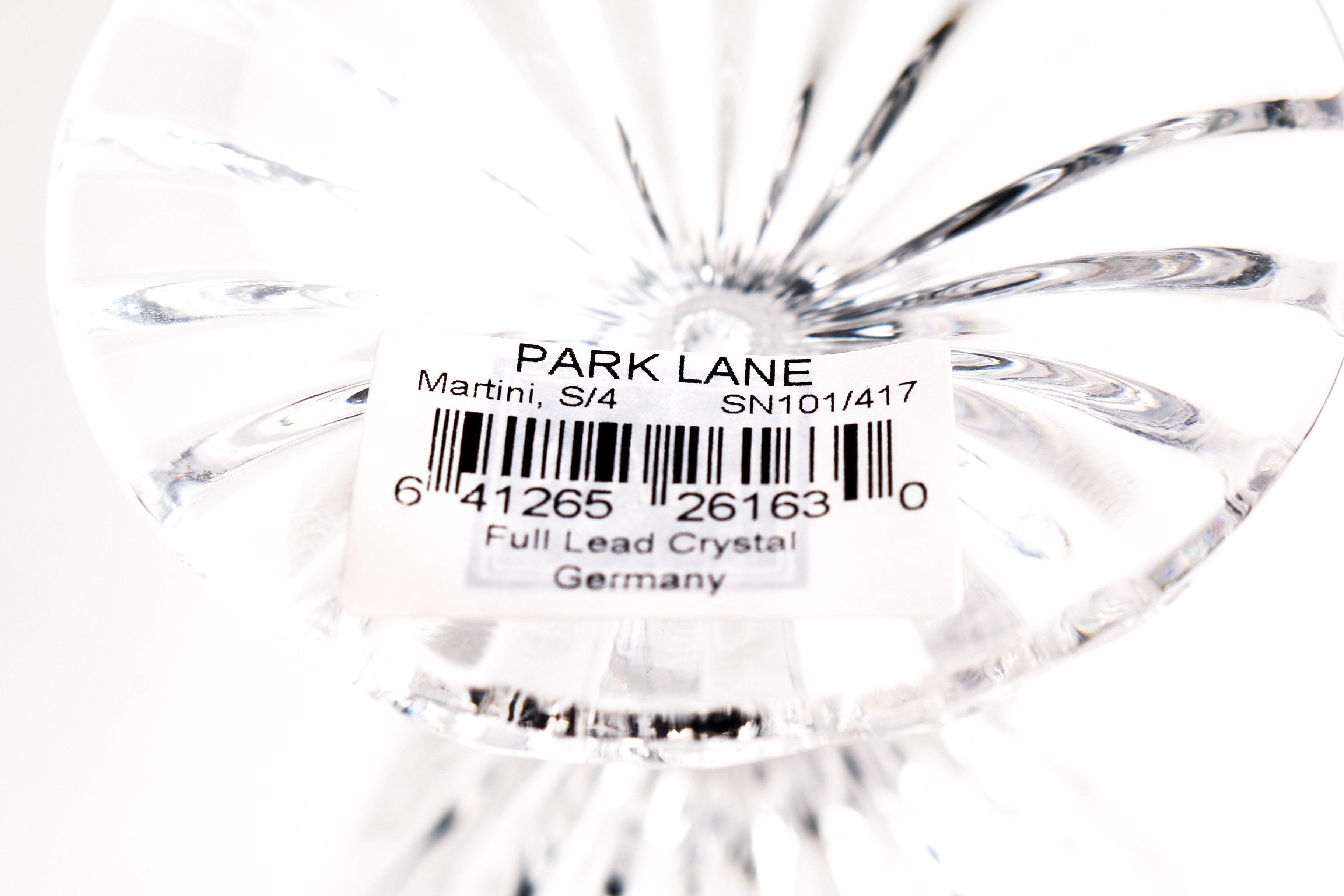 Collection of Mikasa "Park Lane" Crystal Water Goblets
