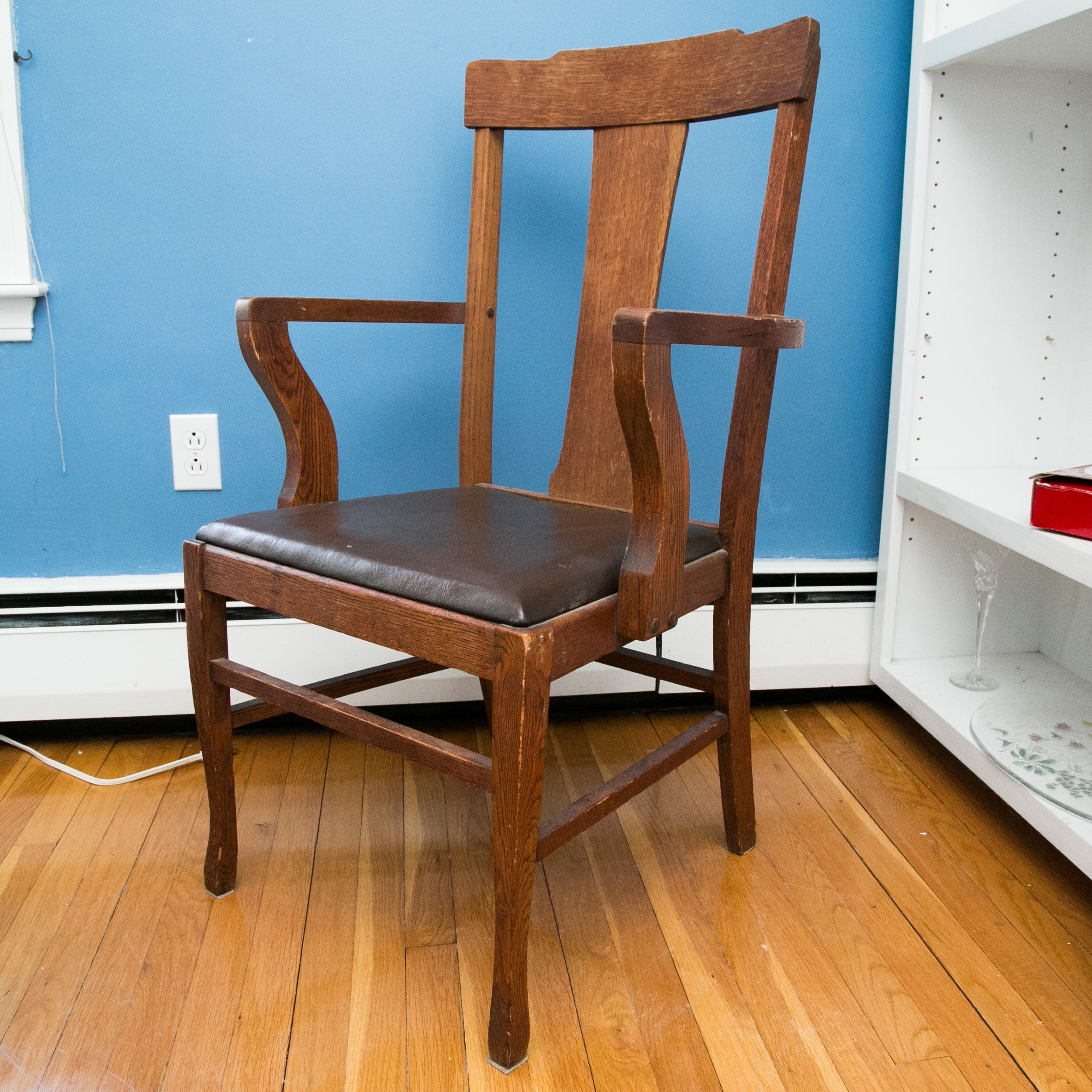 Antique Oak Armchair