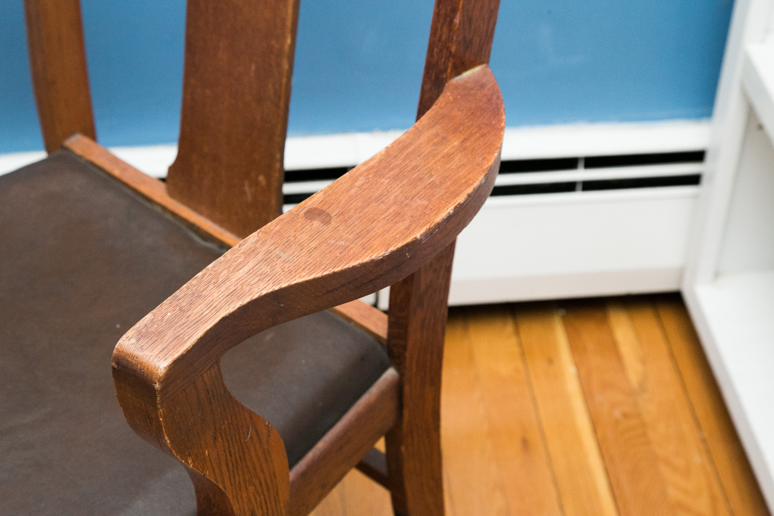 Antique Oak Armchair