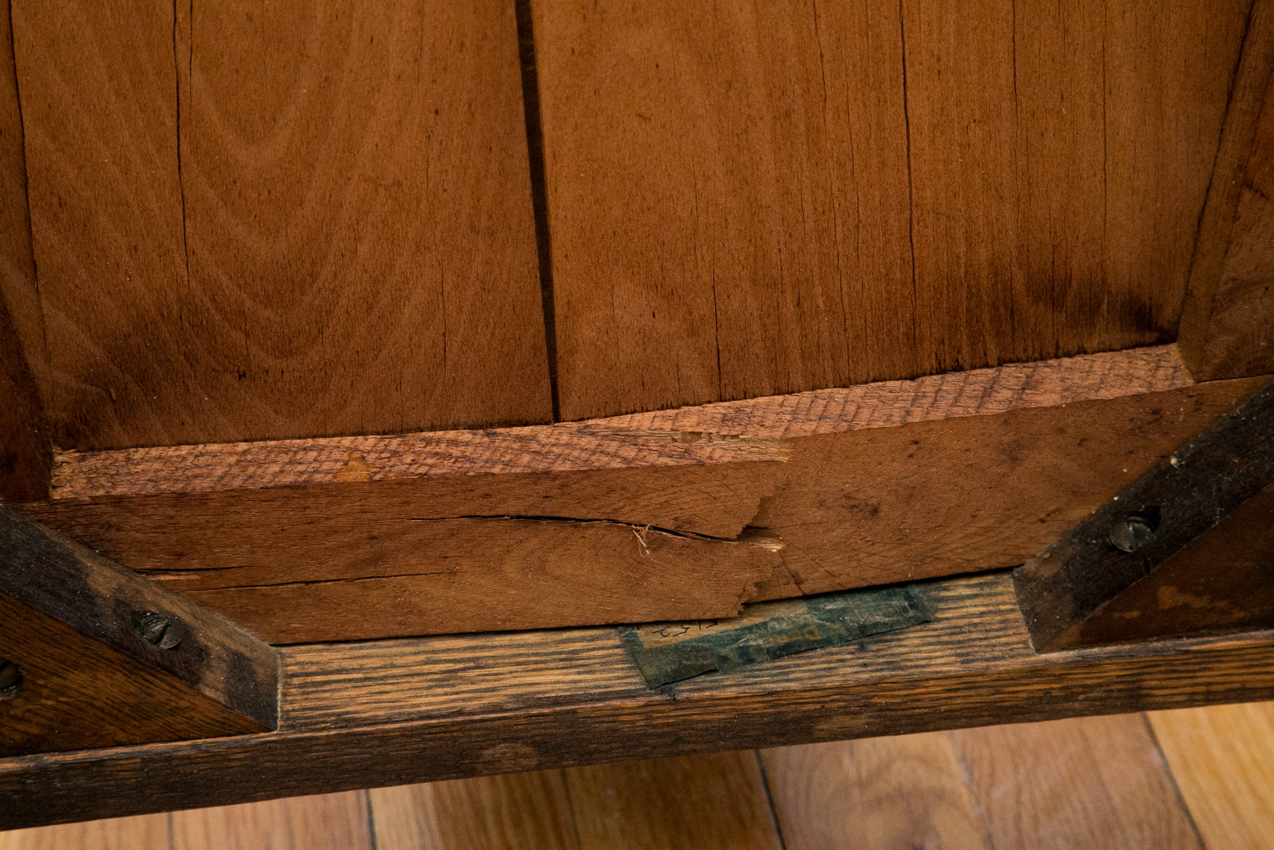 Antique Oak Armchair