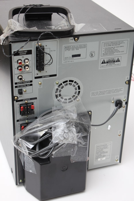 Sony CD Changer Bookshelf Stereo and Samsung Speaker System