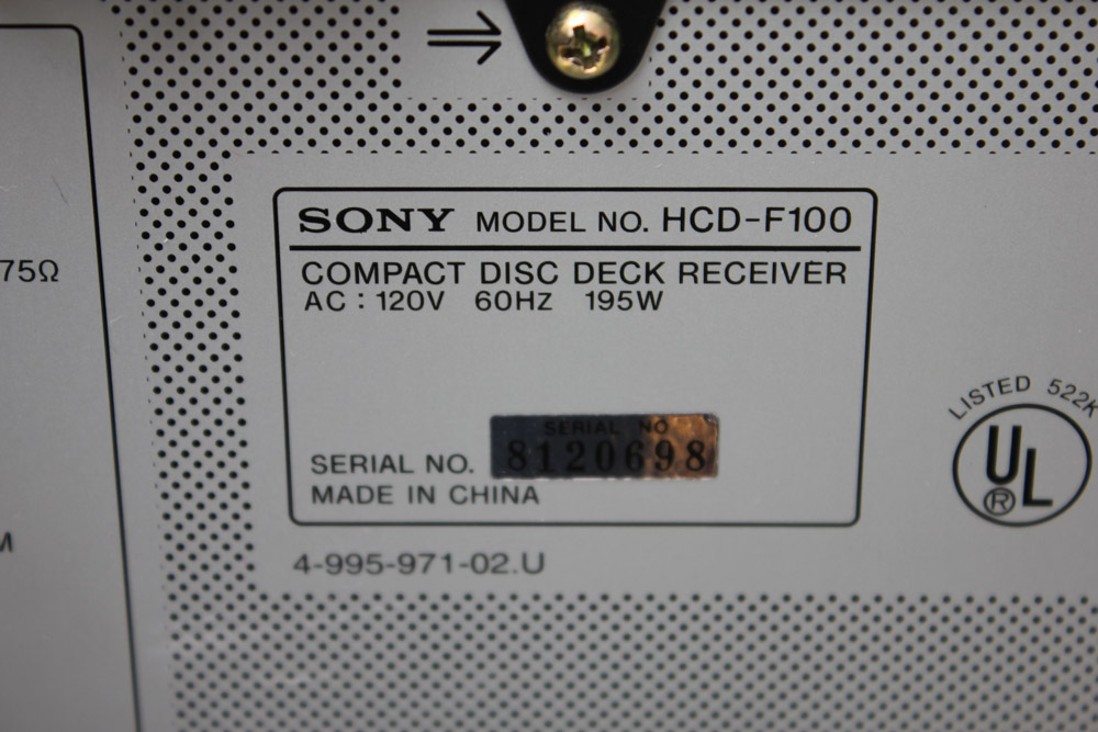 Sony CD Changer Bookshelf Stereo and Samsung Speaker System