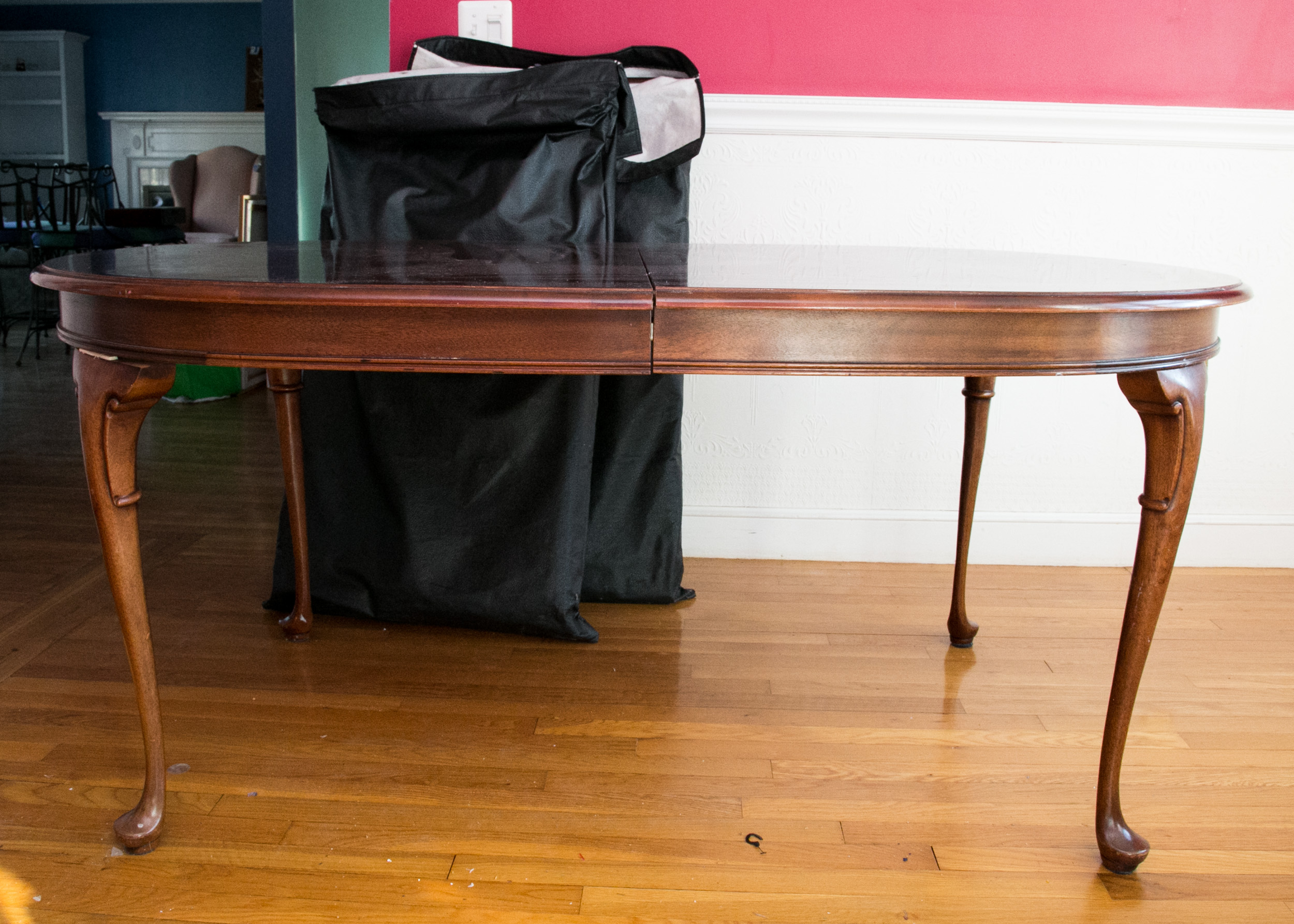 Queen Anne Style Dining Table with Extension