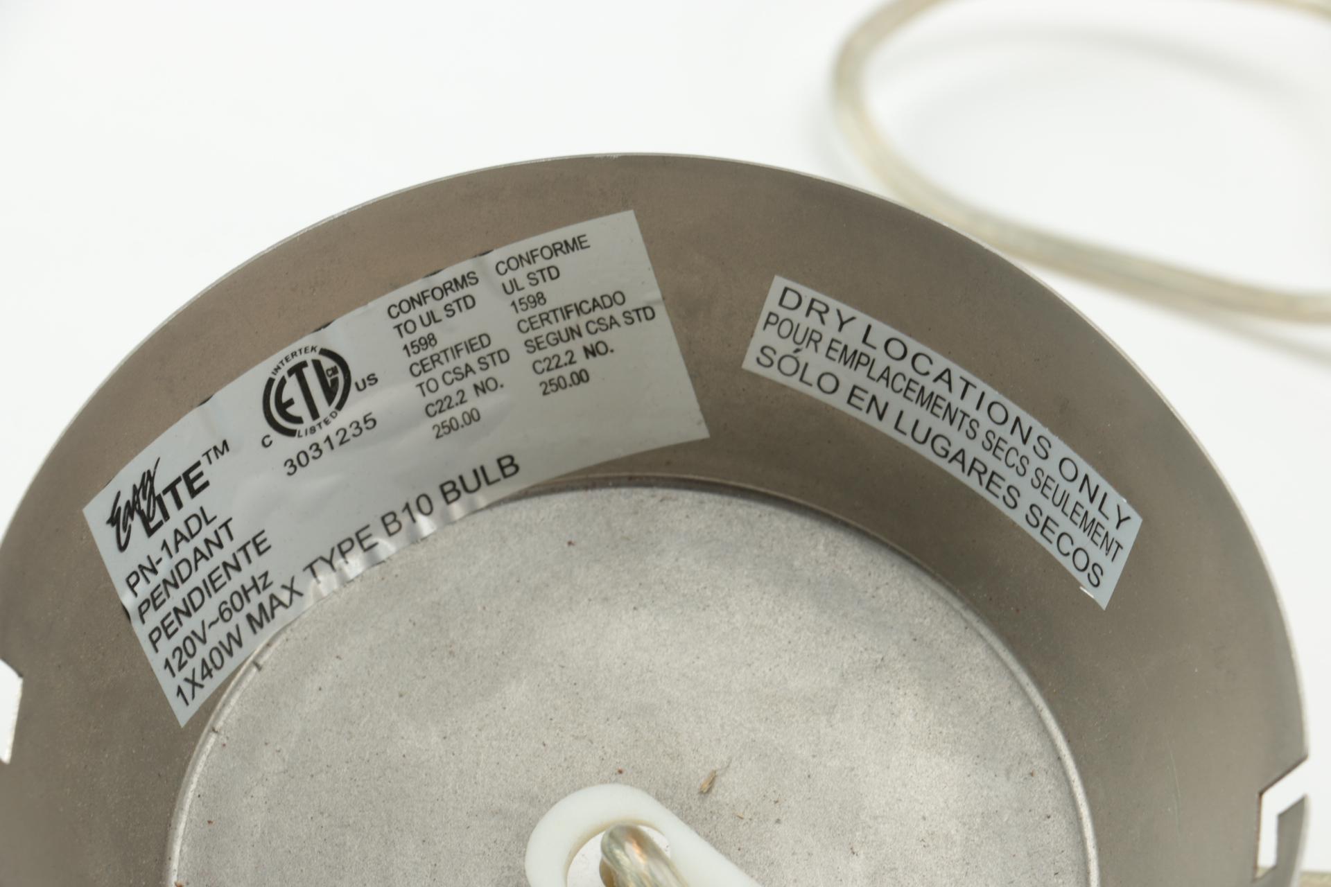 Set of Art Glass Pendant Lights