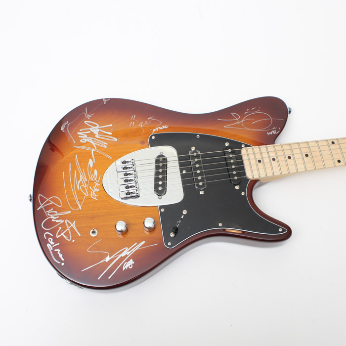 Carparelli Electric Guitar Signed by South Korea's F.T. Island