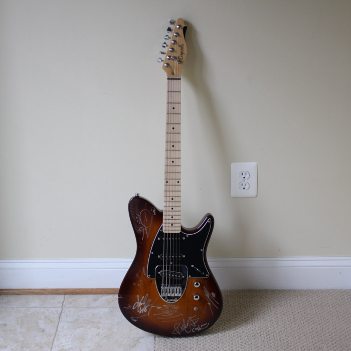 Carparelli Electric Guitar Signed by South Korea's F.T. Island