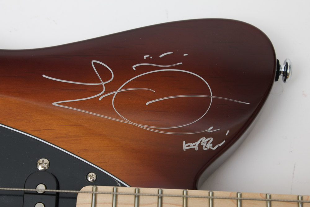 Carparelli Electric Guitar Signed by South Korea's F.T. Island