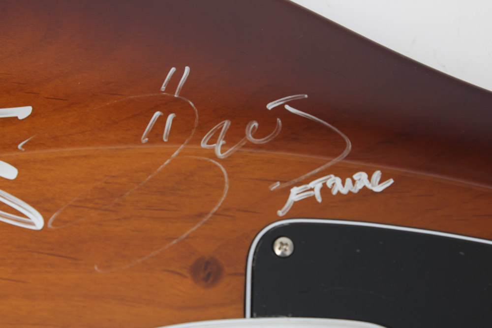 Carparelli Electric Guitar Signed by South Korea's F.T. Island
