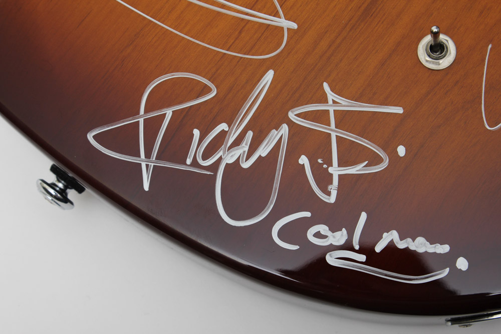 Carparelli Electric Guitar Signed by South Korea's F.T. Island