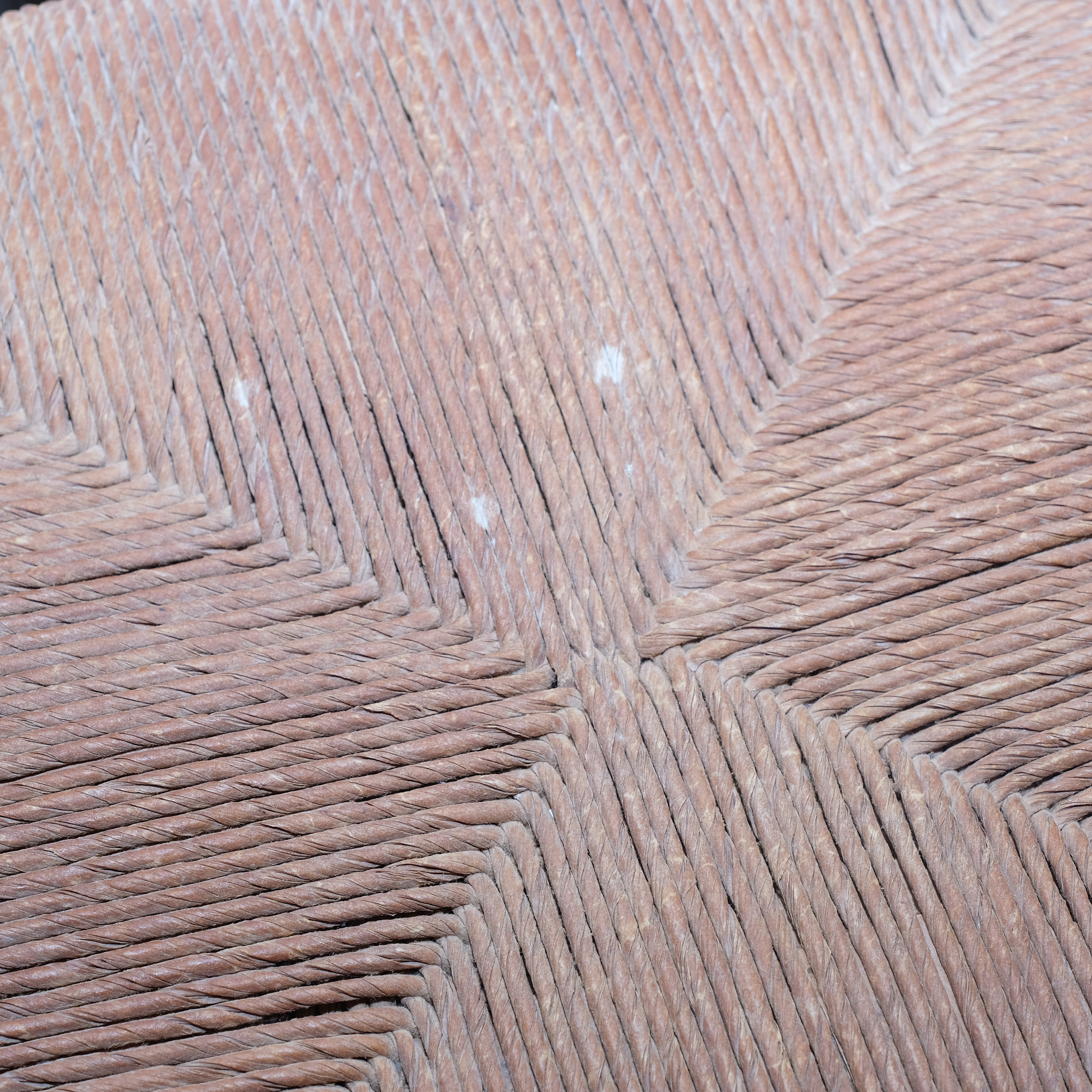 Italian Gothic Revival Side Chairs With Rush Seats