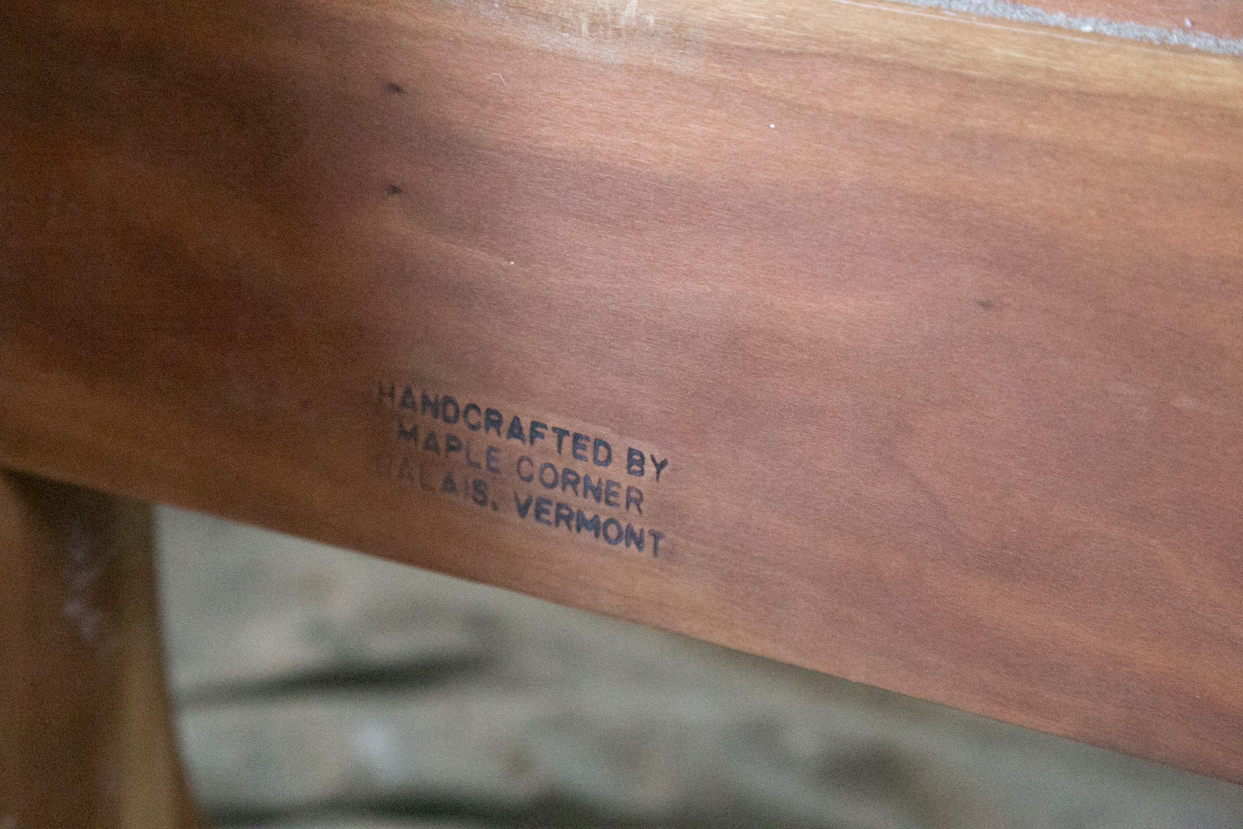 Full Size Maple Corner Cherrywood Sleigh Bed